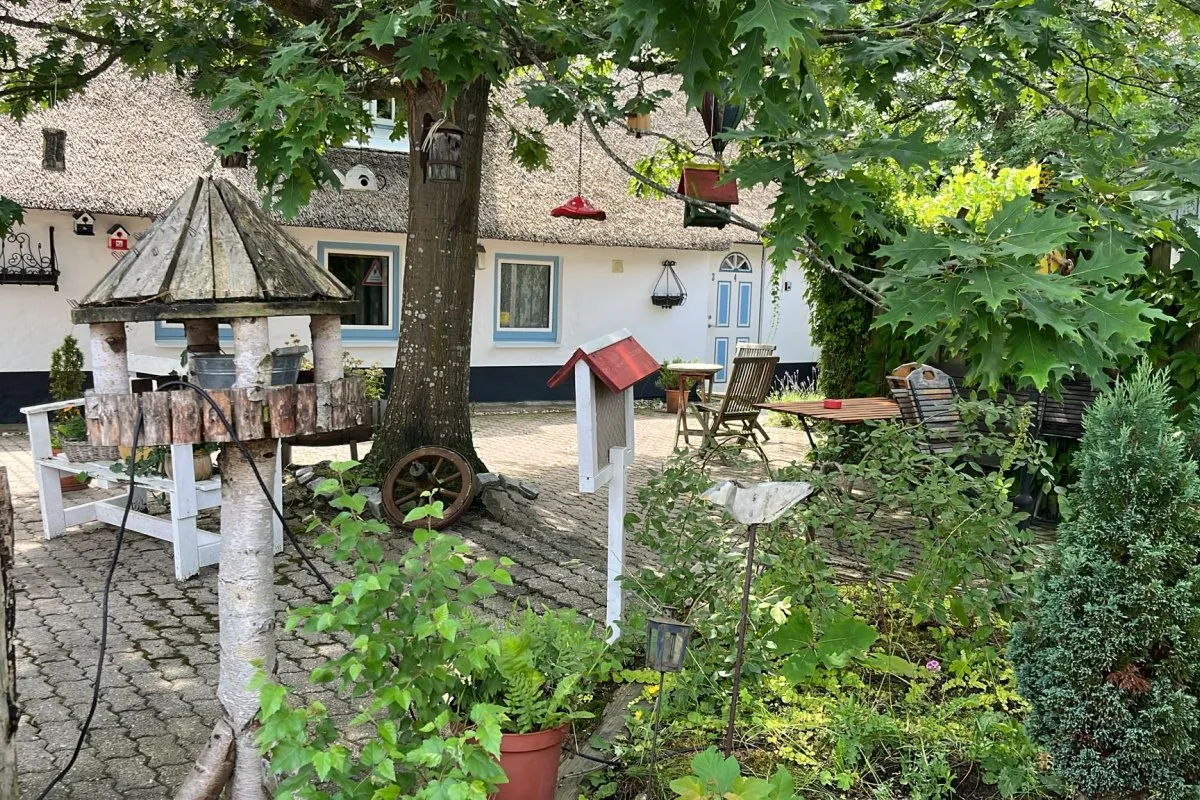 Innenhof des Storchennest Schafflund
